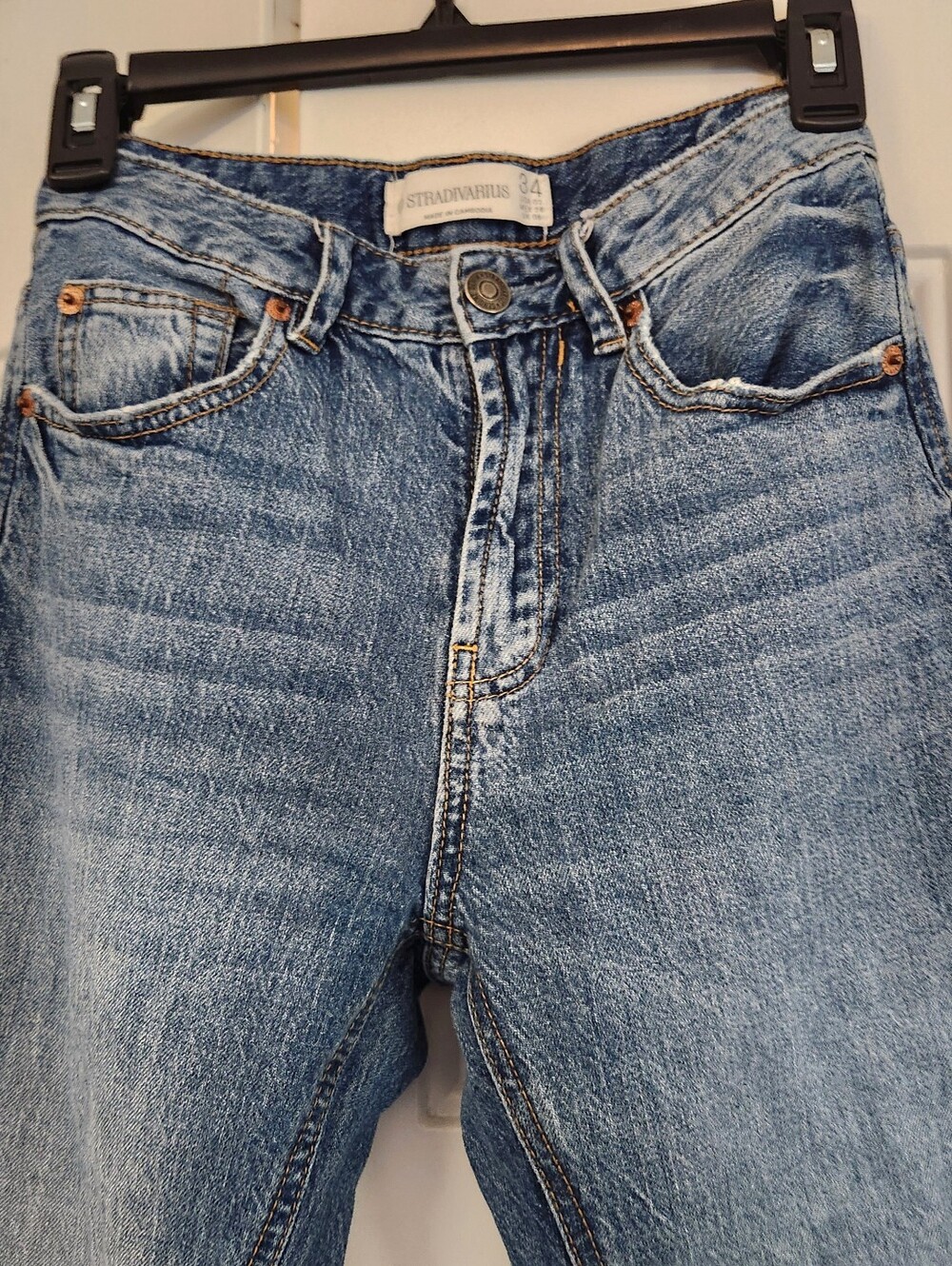 STARDIVARIUS HIGH RISE BOOT CUT JEANS, 2 - Picture 2 of 10